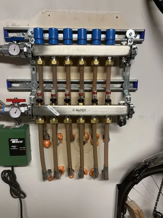 Plumber performing Leak Detection at a residential property in Newark